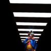 clown inside tunnel
